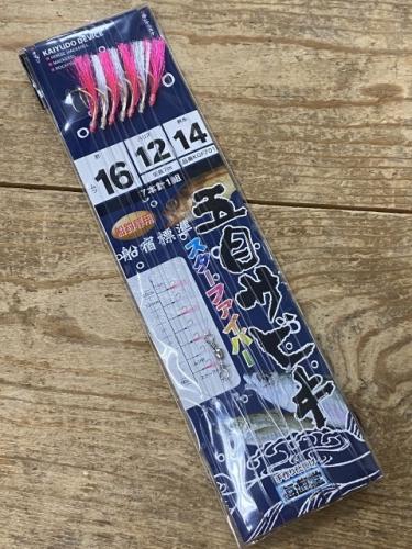 五目サビキ、スターファイバー寒サバ用フラッシャーサビキ太ハリス