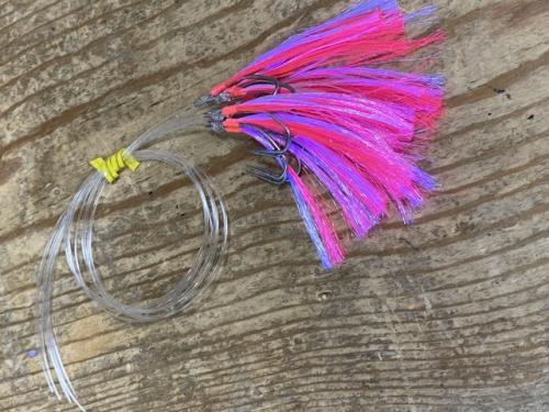 フラッシャー針ハリス12号付きサバ釣り用10本